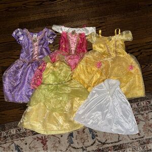 Disney store brand princess dress set size 5/6